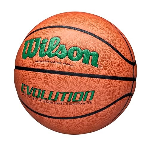 WILSON Evolution Indoor Game Basketball, Green, Size 7 - 29.5" - Image 2