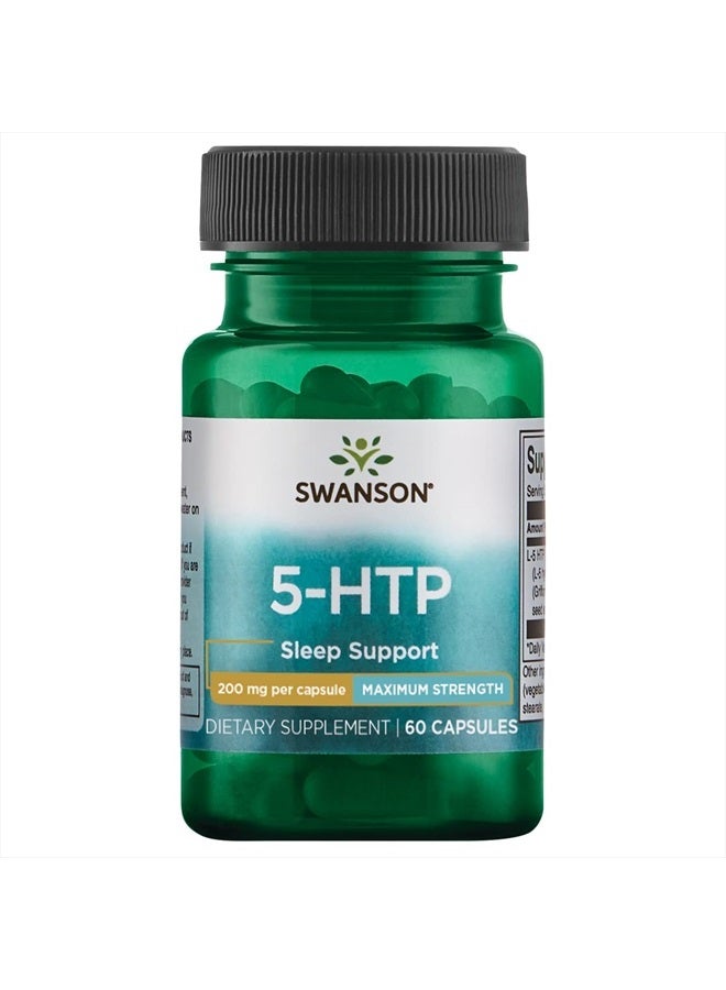 SWANSON Ultra Amino Acid Maximum Strength 5-Htp 200 Milligrams 60 Veg Capsules - Image 1