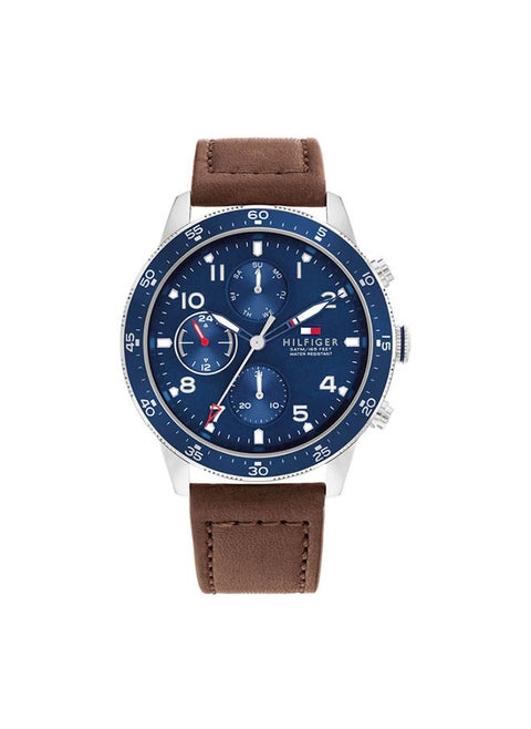 Leather Chronograph  Watch 179.1946