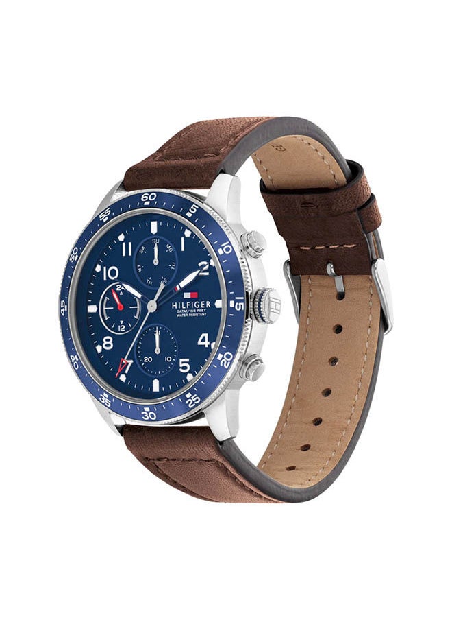 TOMMY HILFIGER - Leather Chronograph  Watch 179.1946 - Image 1