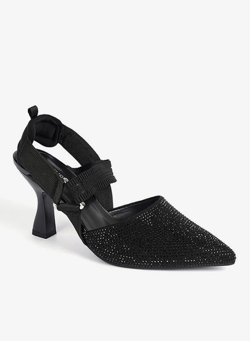 كابلي صنادل نسائية بكعب للمناسبات