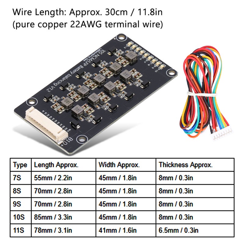 Active Equalizer Inductive Transfer Module for Ternary Lithium Iron Battery 2.0V‑4.5V 1.2A10S - Image 3
