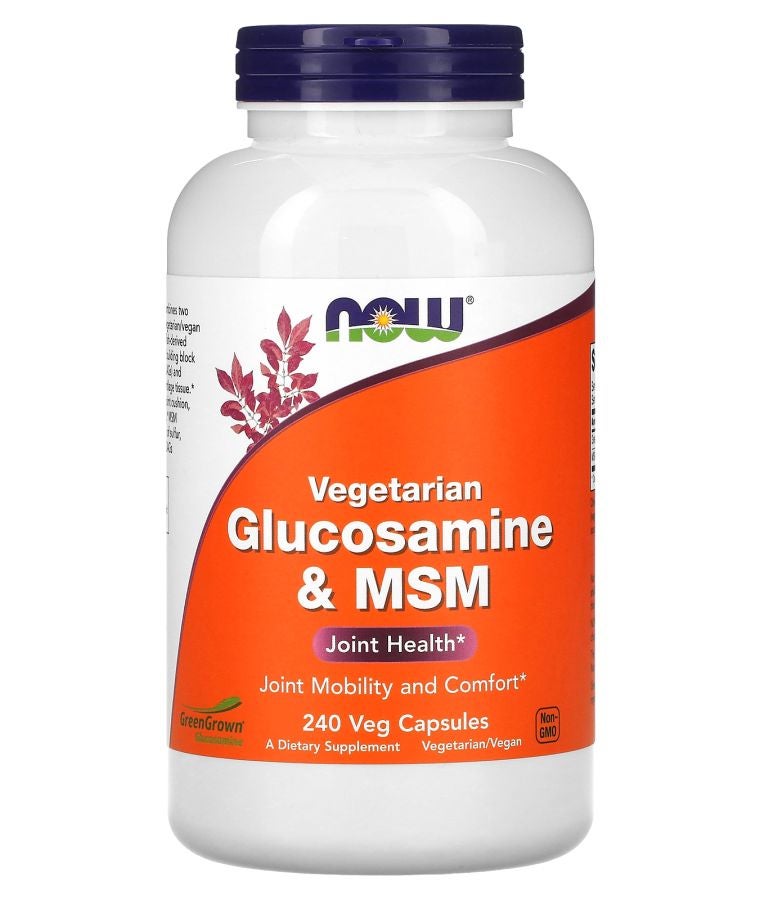 now Vegetarian Glucosamine & MSM 240 Veg Capsules
