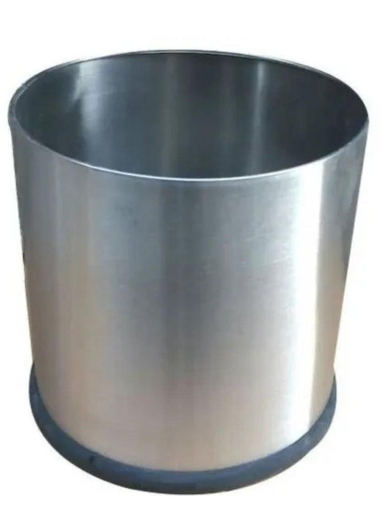 Vitacelli 12 Liter Stainless Steel Dustbin Garbage Bin With Removable Bucket Round Shape Waste Bin Used For Home, Kitchen Office Hotel Restaurants With Mould  - Image 2
