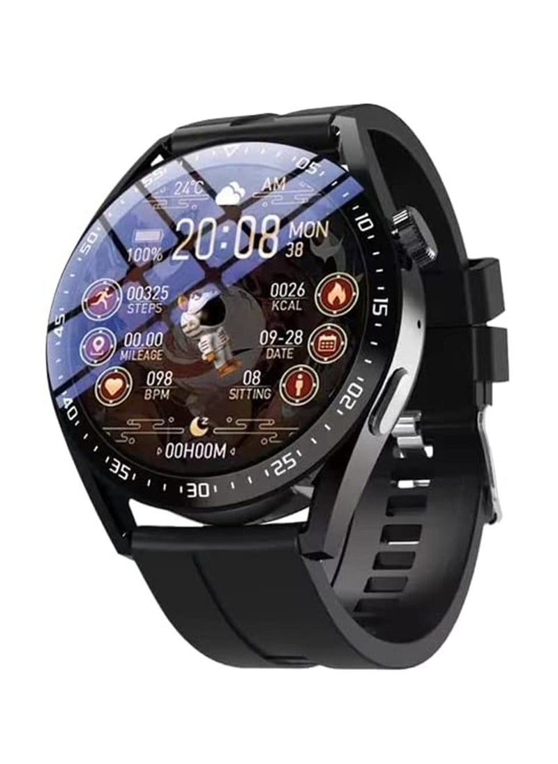 Generic - SmartWatch NFC Smart Watch Men 1.39 Inch HD Screen Voice Assistant Bluetooth Call Calories Color blank - Image 1