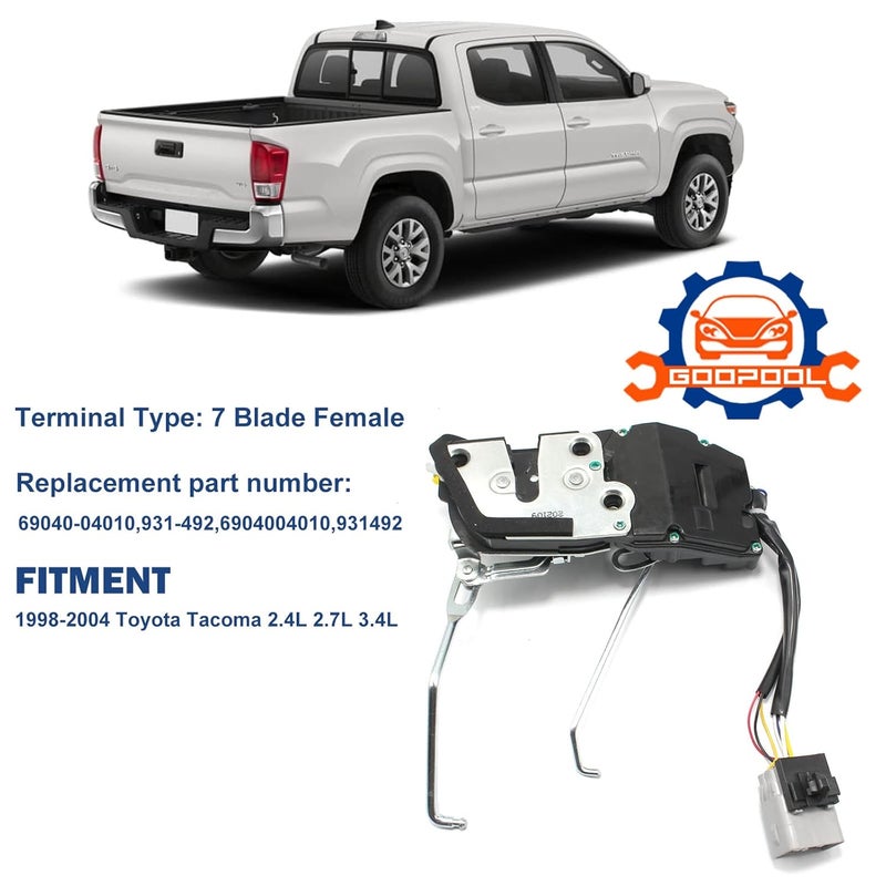 Goopool Door Lock Latch Actuator Assembly for 1998-2004 Toyota Tacoma Driver Side Front Left - Image 3