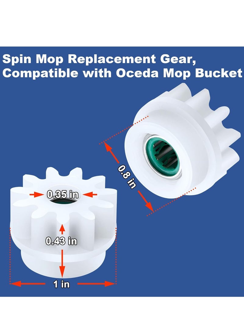 3-piece Spin Mop Replacement Gear, compatible with Ocedar and Vileda Mop Bucket