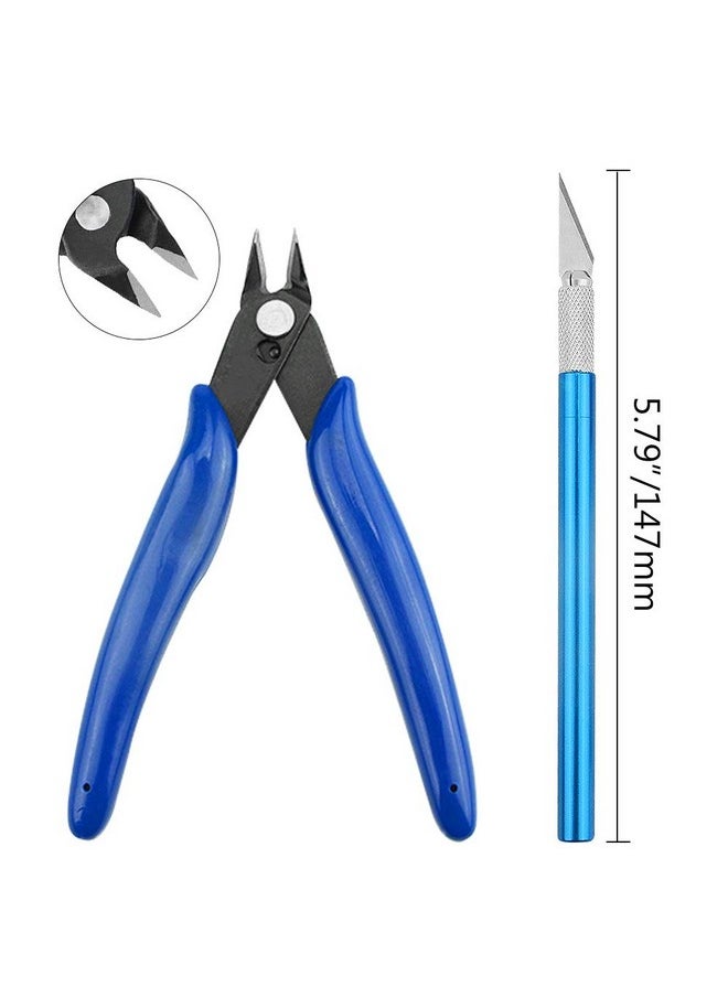 WMYCONGCONG - WMYCONGCONG 24 PCS Gundam Modeler Basic Tools for Model Kit Building Beginner Hobby Model Assemble Building Repairing and Fixing - Image 1