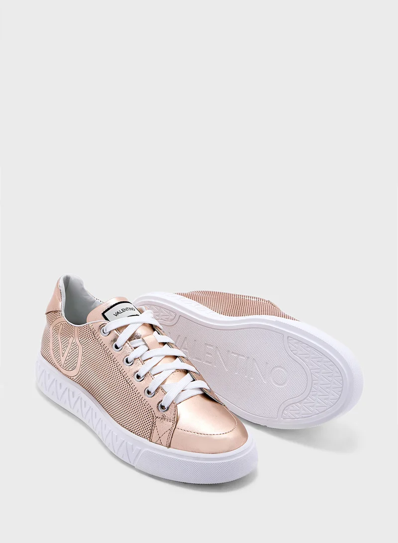 VALENTINO BY MARIO VALENTINO Lace Up Low Top Sneakers