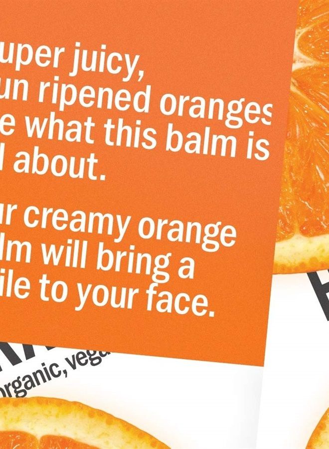 Hurraw! Orange Lip Balm: Organic, Certified Vegan, Cruelty and Gluten Free. Non-GMO, 100% Natural Ingredients. Bee, Shea, Soy and Palm Free. Made in USA - Image 3