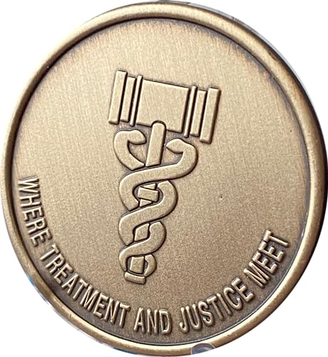 RecoveryChip Bulk Lot of 25 Drug Court Medallions Where Treatment Justice Meet Change Coin - Image 2