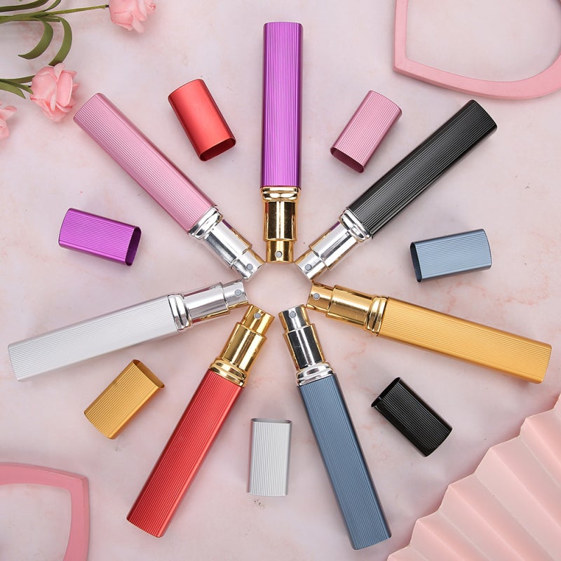 Refillable Perfume Atomizer: 1 Pack Aluminum Material, Leak Proof Delicate Mist Spray - Lightweight Portable Design, Multi Color Options for Travel, Purse, Office, Nights Out & Skincare Serum Storage - Image 4