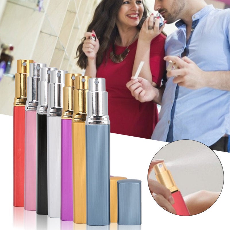 Refillable Perfume Atomizer: 1 Pack Aluminum Material, Leak Proof Delicate Mist Spray - Lightweight Portable Design, Multi Color Options for Travel, Purse, Office, Nights Out & Skincare Serum Storage - Image 5