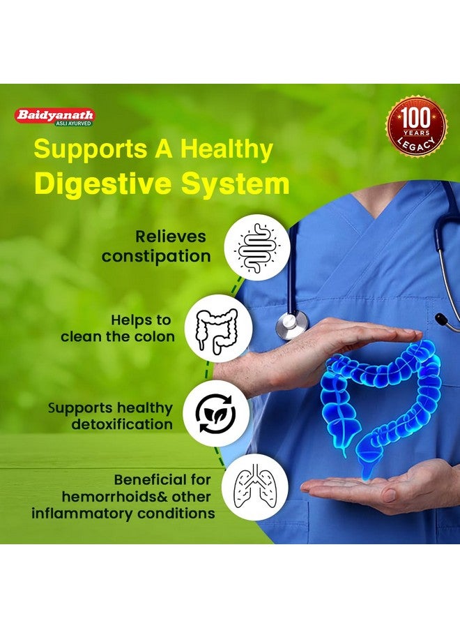 Baidyanath أقراص بايدياناث تريفاالا جوجولو | مزيج أيورفيدي مع أملاء، هاريتاكي وجوجولو | تركيبة عشبية للرفاهية اليومية | 80 قرص | عبوة من 2 - Image 3