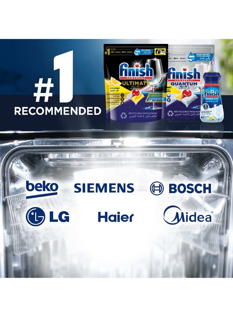 Finish Dishwasher Detergent Rinse Aid Liquid Lemon 400 ML - Image 4
