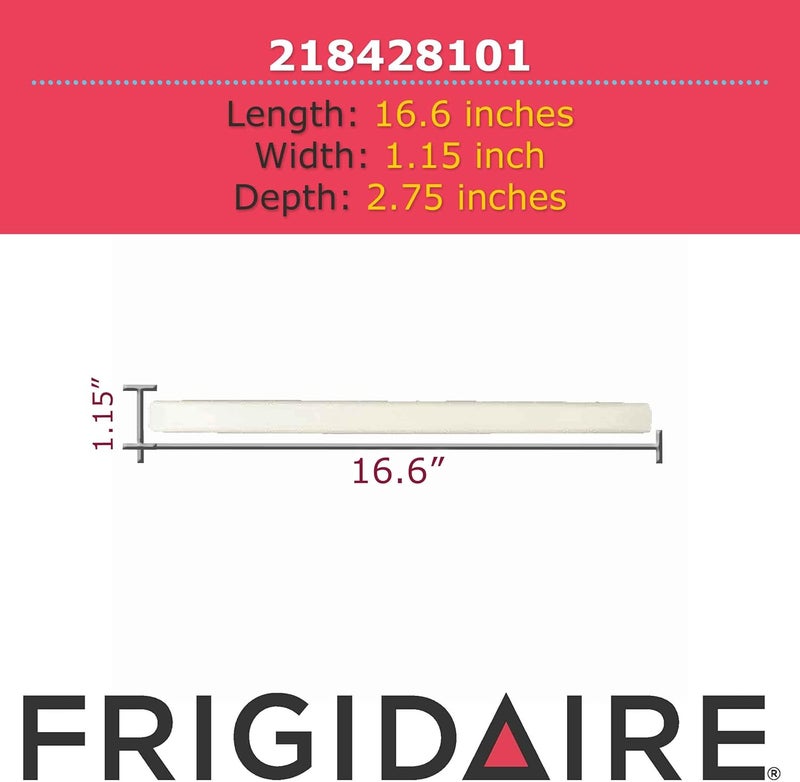 FRIGIDAIRE مقبض باب ثلاجة فريجيدير 218428101 الأصلي باللون الأبيض - Image 4