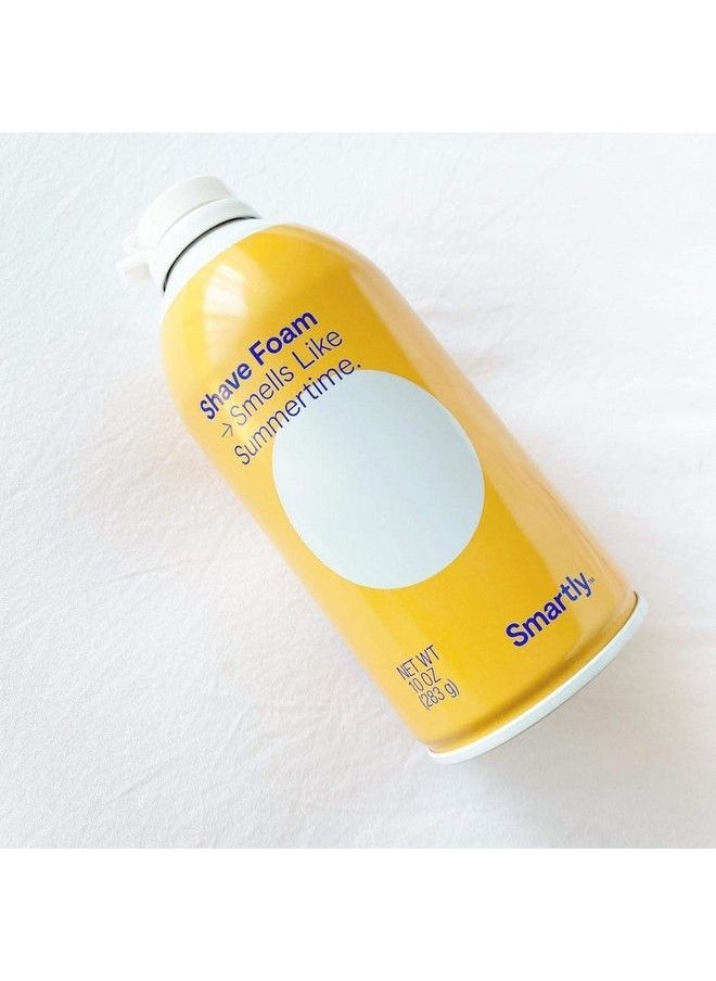 Smartly - Summertime Scented Shaving Foam Rich Soothing Lather Moisturizes & Protects All Skin Types Light Summer Fragrance 10 Ounce Can (Pack Of 3) - Image 1