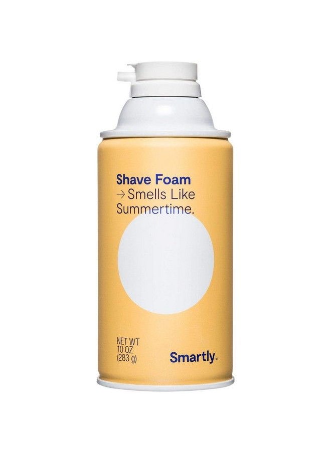 Smartly - Summertime Scented Shaving Foam Rich Soothing Lather Moisturizes & Protects All Skin Types Light Summer Fragrance 10 Ounce Can (Pack Of 3) - Image 1
