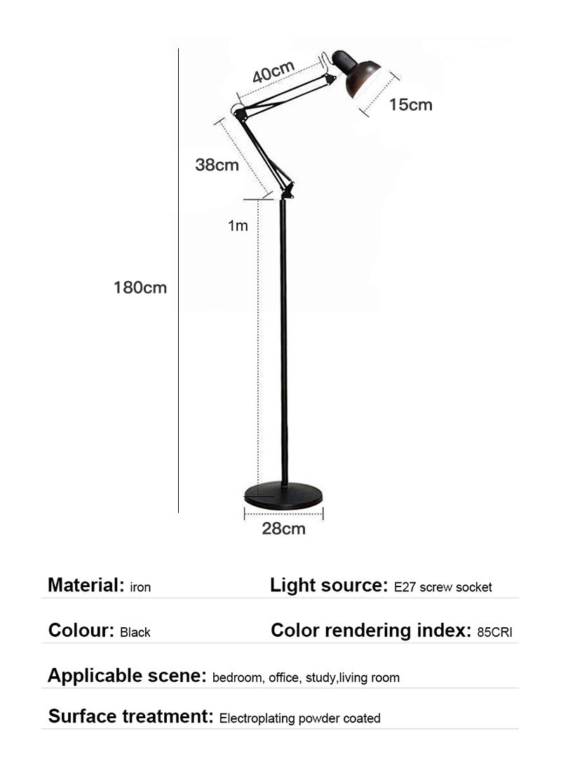 مصباح أرضي LED مرن وحديث ومبتكر متعدد الزوايا قابل للتعديل باللون الأسود القابل للدوران - pzsku/ZD61029611117D580248DZ/45/_/1706679928/88485265-0c9d-48de-b7ad-383f7cf62171