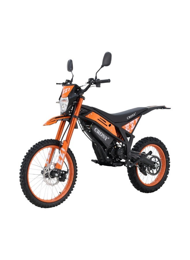 CRONY-06 6000W Dirt Bike 72V High Speed Off-Road Electric Motorcycle, Dual Suspension, Aluminum Alloy Frame, off-road electric dirt bikes for adults long Range: 55-70KMoff-road trail riding - Image 1