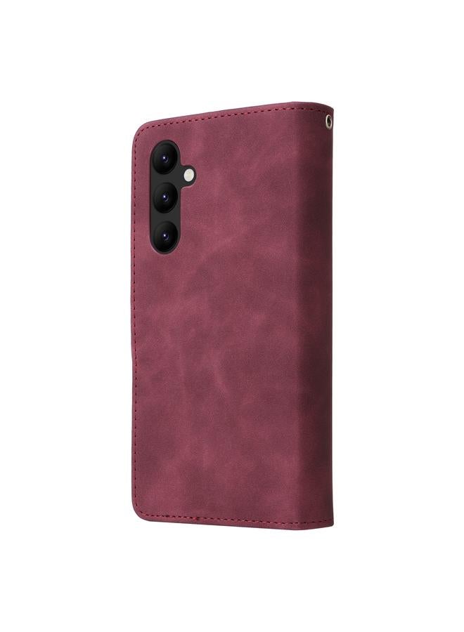 S-TOP Case For Samsung Galaxy A34 5G Multifunctional Multi-Card Wallet Phone Leather Case - Image 3