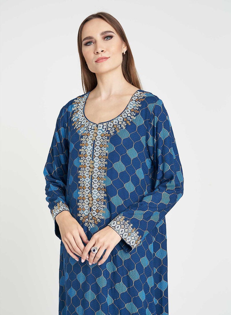 KASHKHA Printed Jalabiya - Image 3