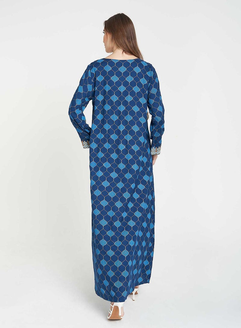 KASHKHA Printed Jalabiya - Image 2