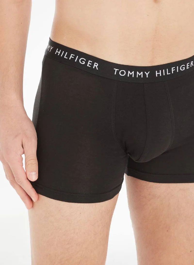 TOMMY HILFIGER Men's 3 Pack Trunks - Cotton, Orange