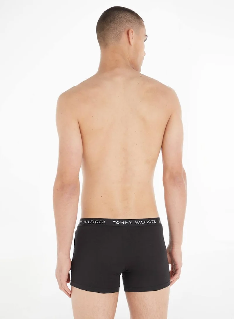 TOMMY HILFIGER Men's 3 Pack Trunks - Cotton, Orange