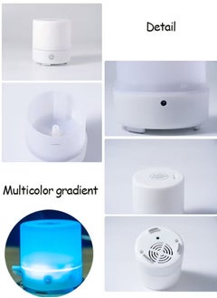 Generic Air Diffuser Humidifier Mini Humidifier  Portable-Noiseless  Air Diffuser Humidifier With Multi Colors Led Night Light Portable Essential Oil Mist Sprayer For Bedroom  - Image 4