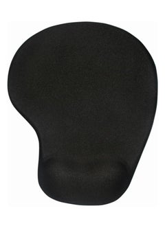 LOGILILY Ergonomic Mouse Pads with Comfortable and Cooling Gel Wrist Rest Support and Lycra Cloth |Mouse Pad with Wrist Support |Non-Slip PU Base  - Image 2