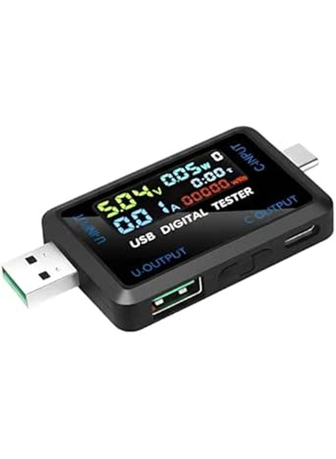 Digital Power Meter USB Type C 4 5 36V DC 0 8A 240W Portable Voltage Tester - Image 1