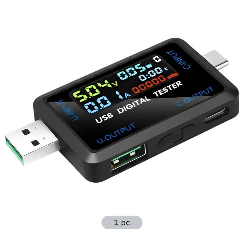 Digital Power Meter USB Type C 4 5 36V DC 0 8A 240W Portable Voltage Tester - Image 4