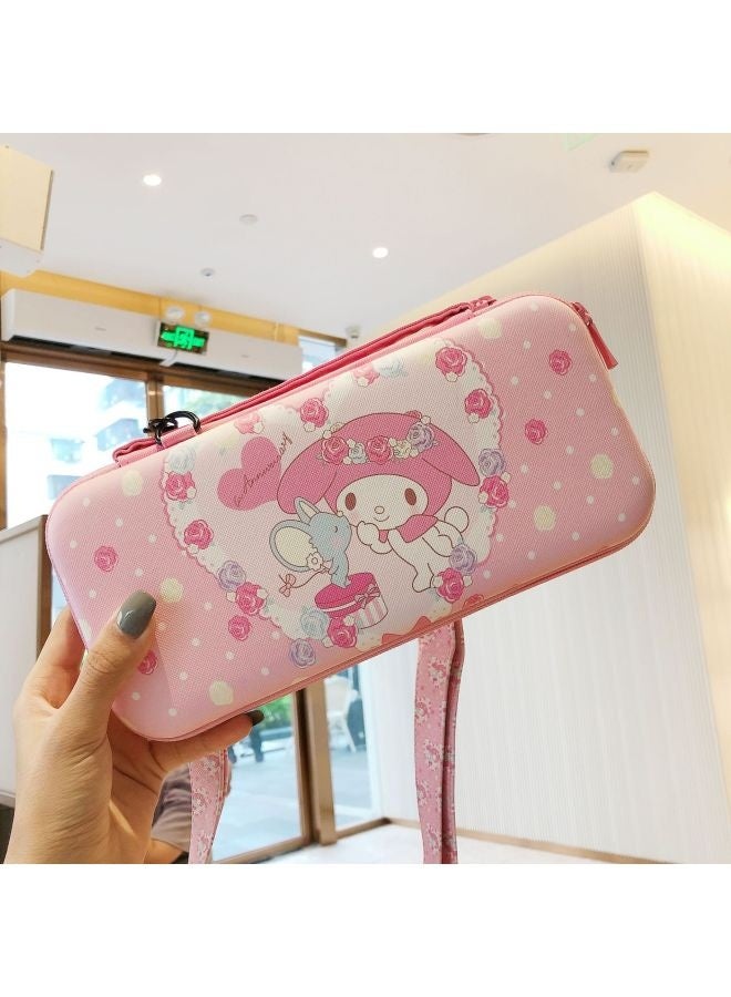 Cartoon Switch Messenger Storage Bag Nintendo Game Machine Crossbody Lanyard Bag Switch Lite Storage Box-Product Color:switch Slung-Melody  - Image 1