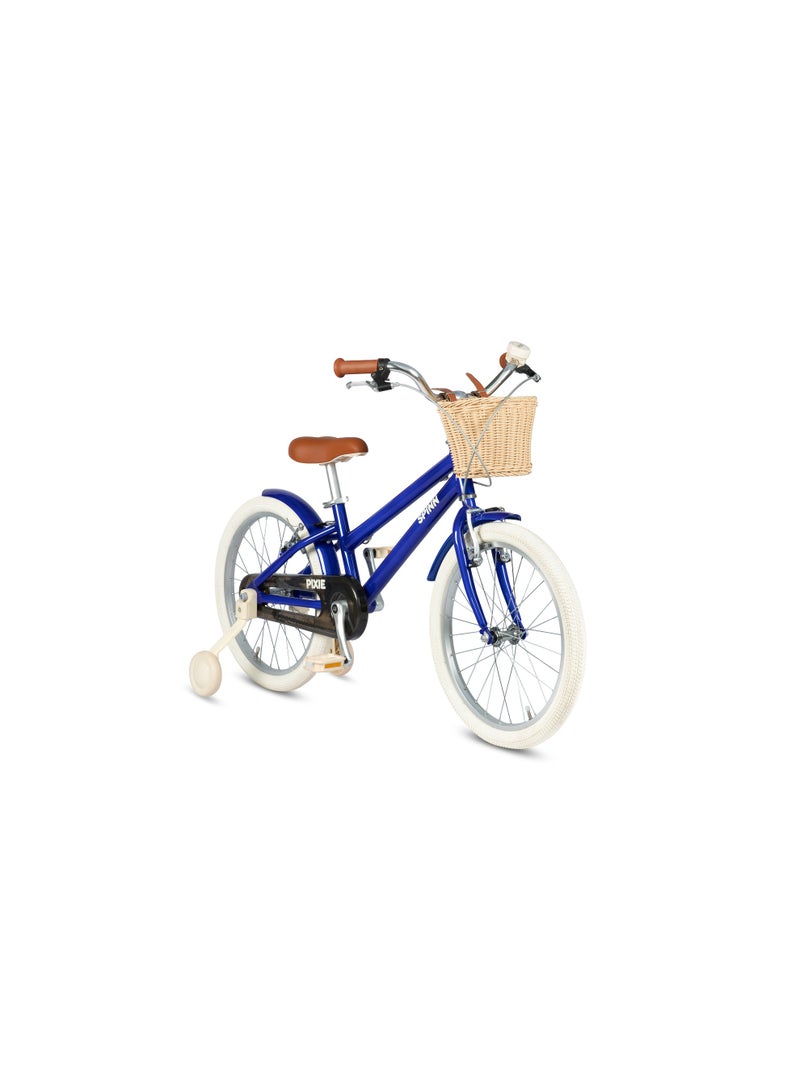 SPINN Pixie 1 Kids 20″ Bike Sonic Blue — Aluminum Frame, 1 Speed, Training Wheels, for Ages 6–10 - Image 2