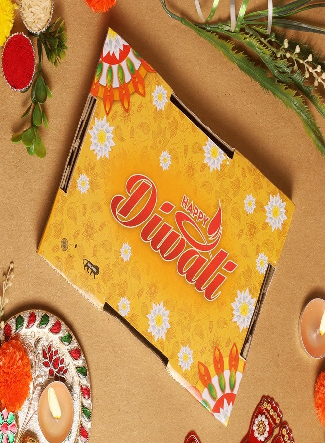 ارتيسينيا مجموعة من 6 مصابيح ديباك طينية متعددة الألوان مصنوعة يدويًا من الطين، مثالية لتزيين ديوالي/نافاراتري، مصباح زيتي، حامل شموع، ديكور هندي، هدايا للمهرجانات، أدوات بوجا - Image 5