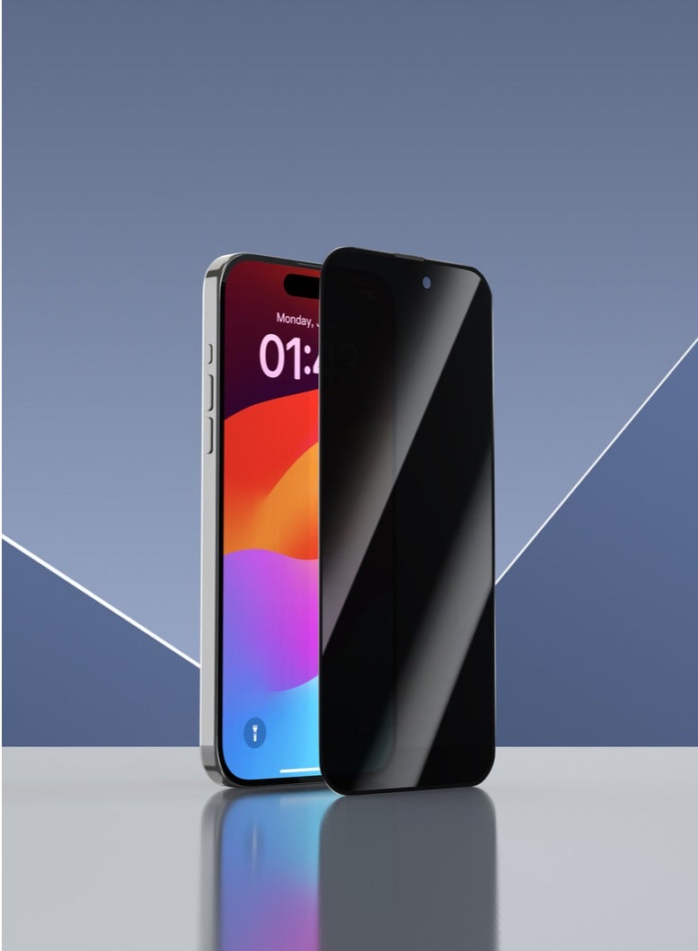 Devia iPhone 15 Plus Screen Protector ensures that your screen is protected from scratches and shocks while maintaining your personal privacy. Thanks to the double-reinforced glass and supports quick fingerprint recognition - Image 2