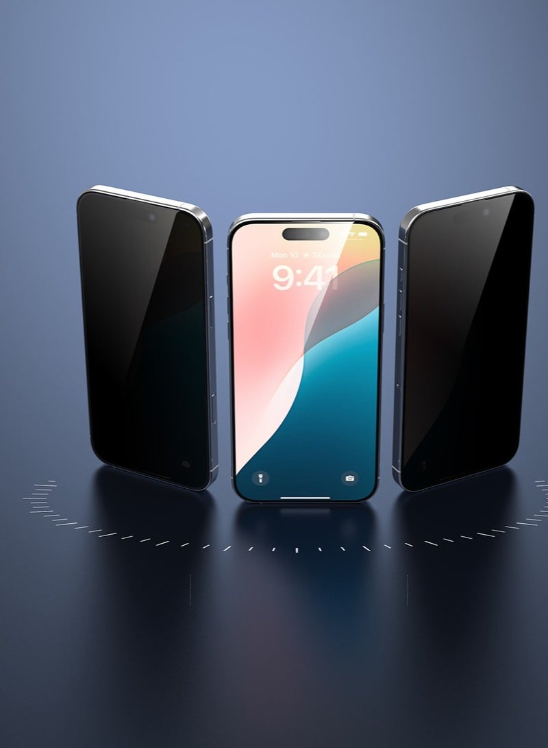 Devia iPhone 15 Plus Screen Protector ensures that your screen is protected from scratches and shocks while maintaining your personal privacy. Thanks to the double-reinforced glass and supports quick fingerprint recognition - Image 3
