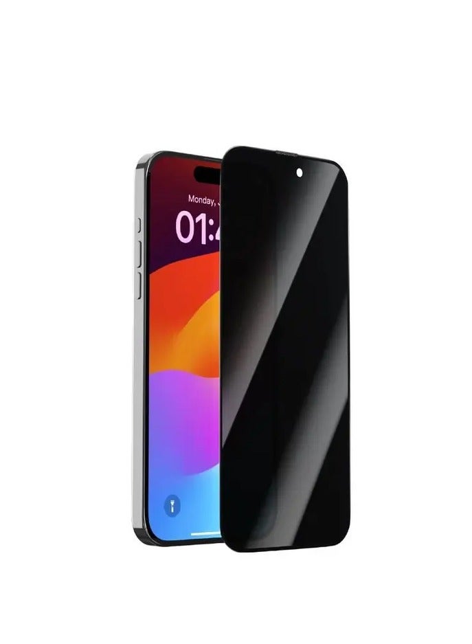 Devia iPhone 15 Plus Screen Protector ensures that your screen is protected from scratches and shocks while maintaining your personal privacy. Thanks to the double-reinforced glass and supports quick fingerprint recognition - Image 1