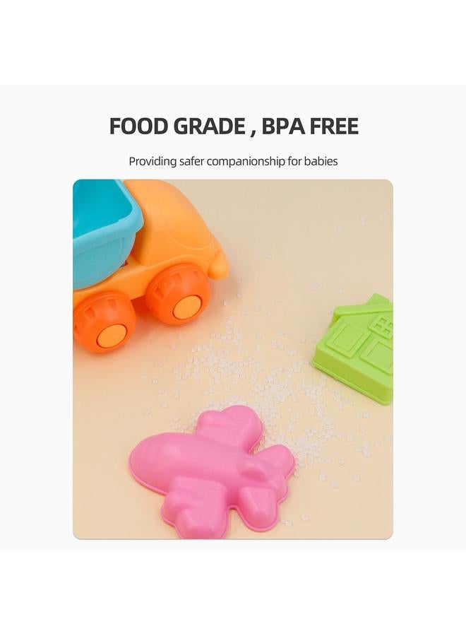 الأزرق جي دبليو في الهواء الطلق يلعب الآباء والأطفال ألعاب الرمل للأطفال في الصيف دلو الشاطئ مجموعة ألعاب الرمل - Image 4