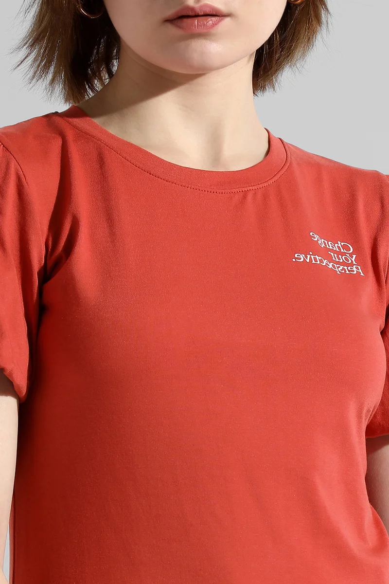 Pinacolada  Women's Red Change Yor Perspective Top for Women | Best Price UAE