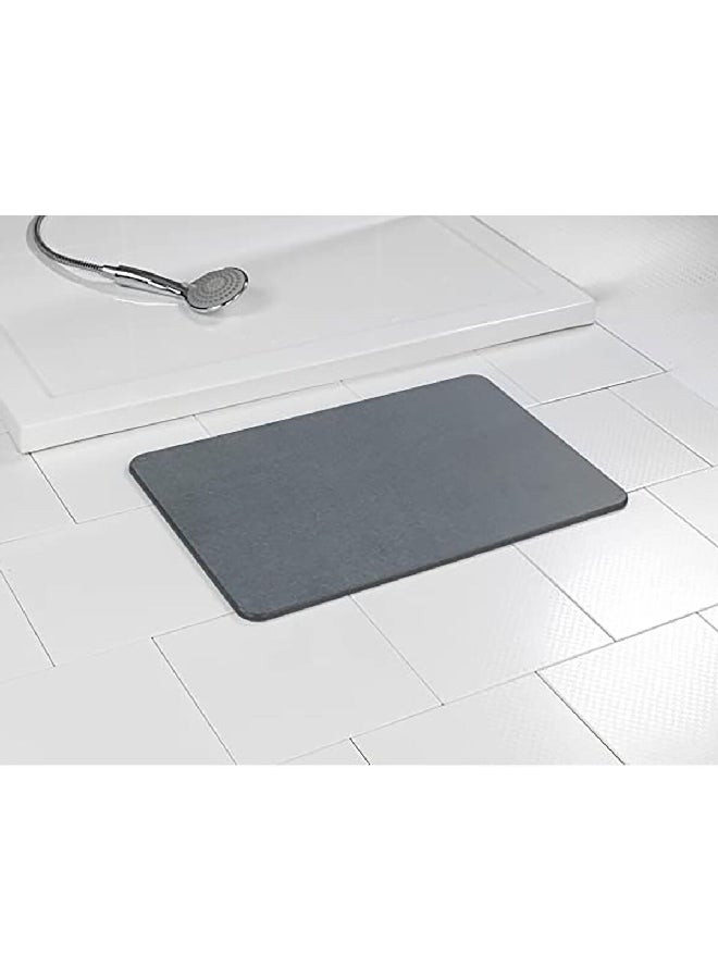 وينكو سيمي بساط حمام مضاد للانزلاق سريع الجفاف رمادي 60 × 39 سم - Image 3