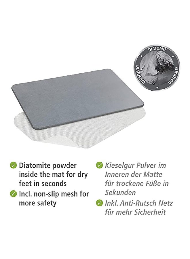 وينكو سيمي بساط حمام مضاد للانزلاق سريع الجفاف رمادي 60 × 39 سم - Image 5