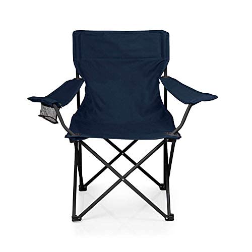 Vruta Portable Folding Chair with Arm Rest Cup Holder and Carrying and Storage Bag - Image 1