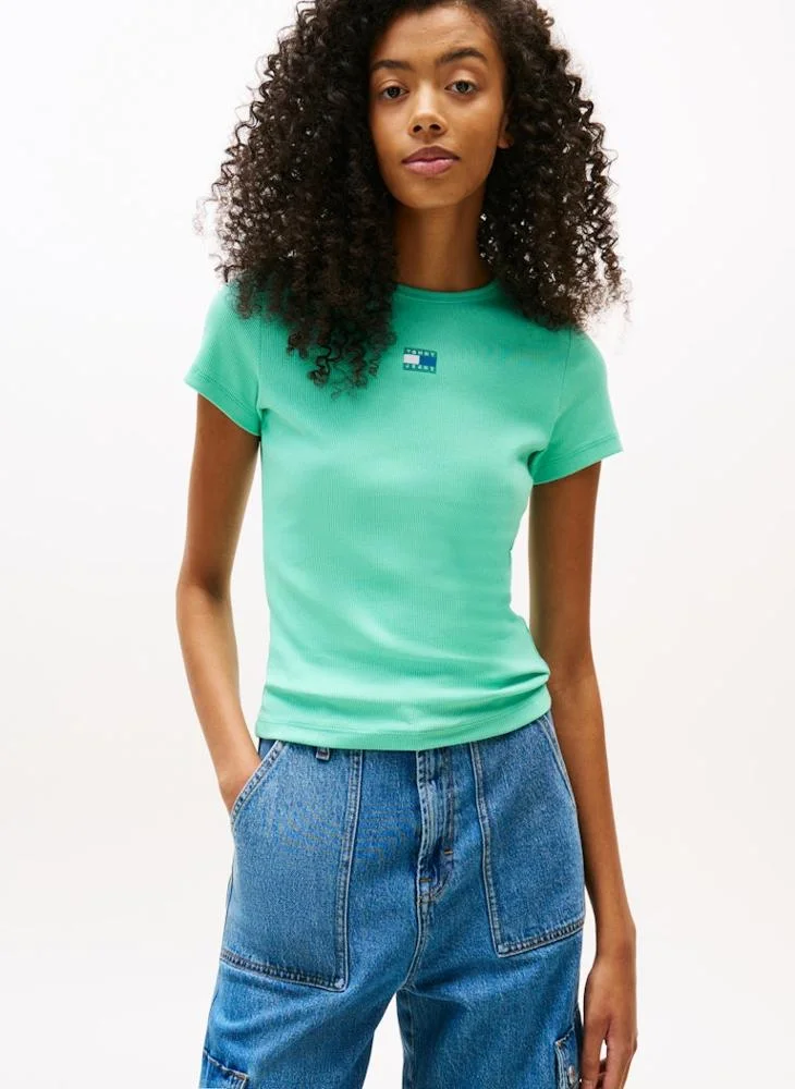تومي جينز Logo Crew Neck T-Shirt