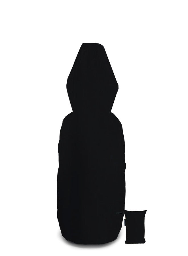 MUTMAIN Hood Bag Cover Waterproof 25L to 35L PU Coated Rain Cover for Backpack with Buckle & Storage Pouch Dust Proof School Bag, Laptop Bag, Office Bag Cover (25L to 35L) - Image 1