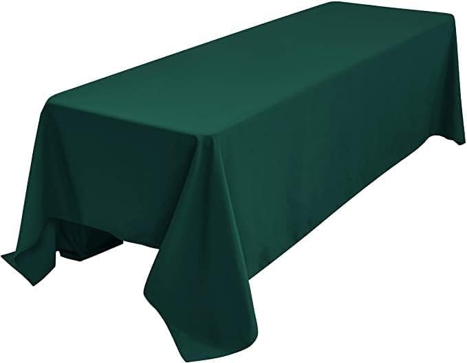 Obstal Salt mist resistant 210GSM Rectangle Table Cloth - Heavy Duty Water Proof Microfiber Tablecloth, Decorative Fabric Table Cover for Outdoor and Indoor Use (Blackish Green, 54 x 108 Inch) Surface safe - Image 5