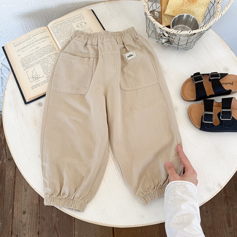 7904 Boys' Anti-Mosquito Pants Summer Children'S Casual Pants Boys' Summer Baby Air Conditioning Leg Pants - Image 1