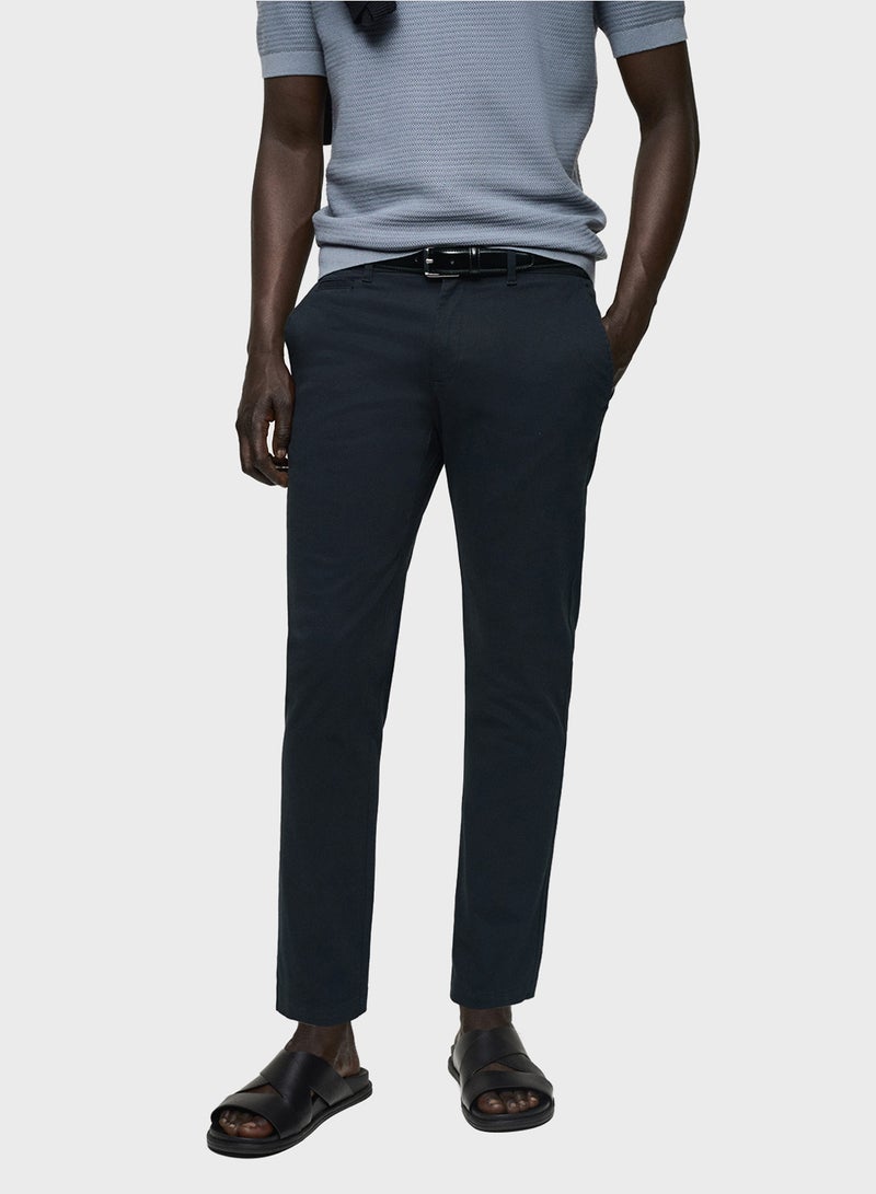 Mango Man Prato Straight Fit Pants - Image 1