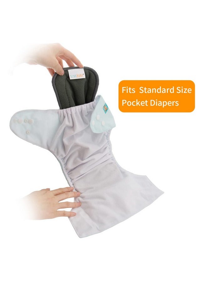 Baby Charcoal Bamboo Inserts With Gussets Cloth Diaper Liner 5Layer Inserts Reusable Liners For Baby Cloth Diapers 12Pcs 12Fln - pzsku/ZD6110640BBD831CA9B7BZ/45/_/1698514383/bb4481f5-db5c-4bed-b712-e8677d2d4c4d